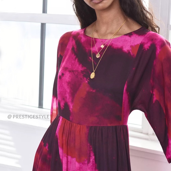 Anthropologie Lysandra Tie-Dye Maxi Dress - Picture 7 of 9